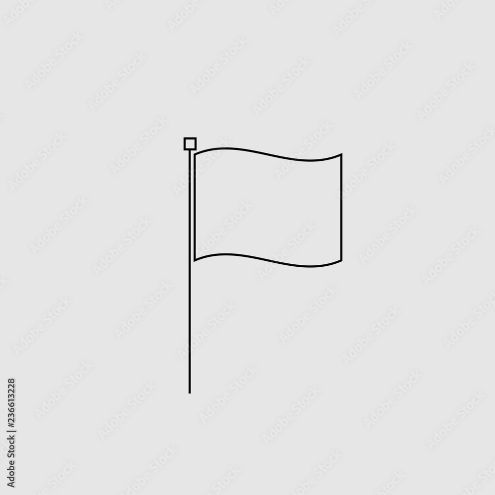 Flag icon vector Flag icon vector