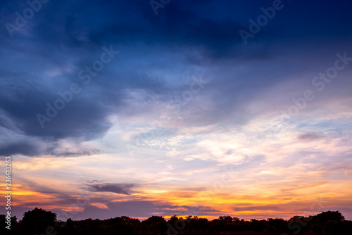 Sky in sunset time © fotoslaz