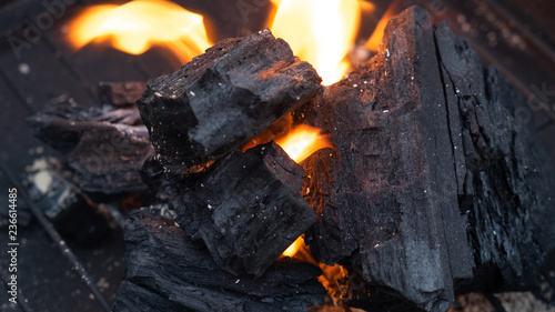 Charcoal and saltpeter mixed together can be used as a fuel for cooking.