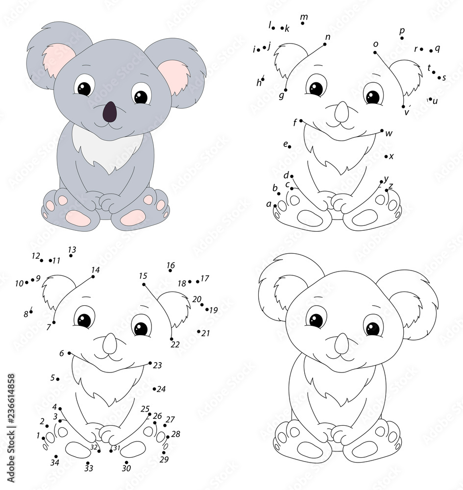 Koala Dot Picture Game - Infoupdate.org