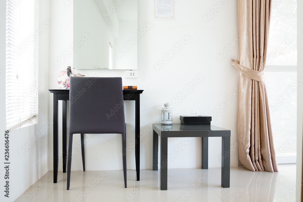 General dressing table with mirror in room for resort and hotel. General dressing table with mirror in room for resort and hotel.
