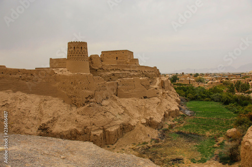 Narin Qal'eh or Narin Castle is a mud-brick fort or castle in the town of Meybod, Iran.