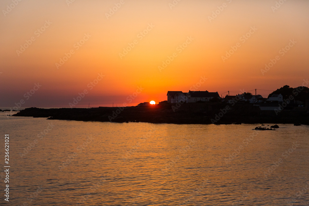 Obraz premium Sunset in Britanny