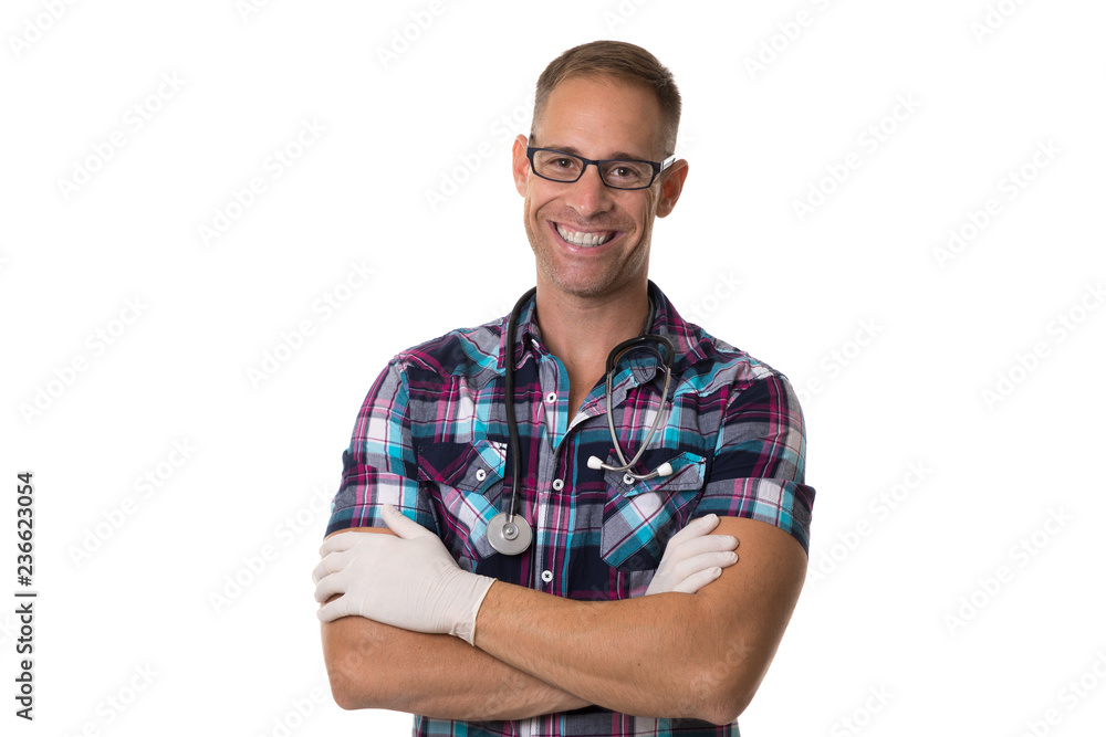 young boy with plaid shirt with white background young boy with plaid shirt with white background