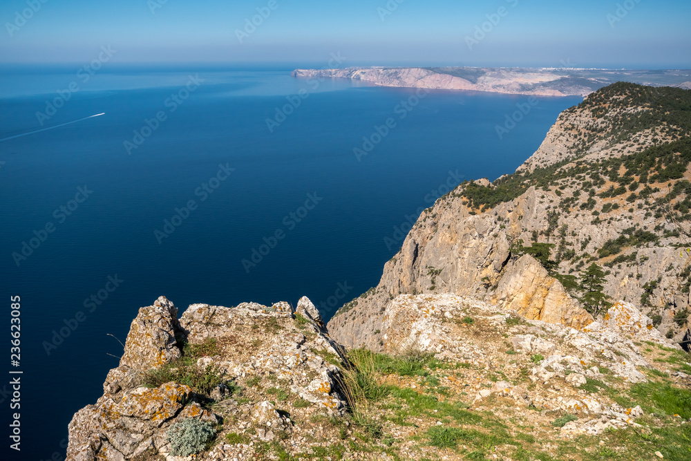 View of the Black Sea from Kokiya-kaya mount