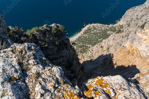 Top view of the beach The Lost World