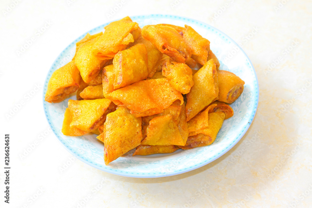 Chinese traditional flavor dishes, Fried Ge Cha Chinese traditional flavor dishes, Fried Ge Cha