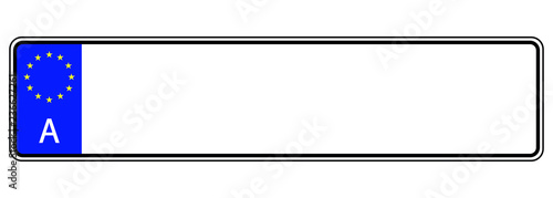 Nummernschild Österreich