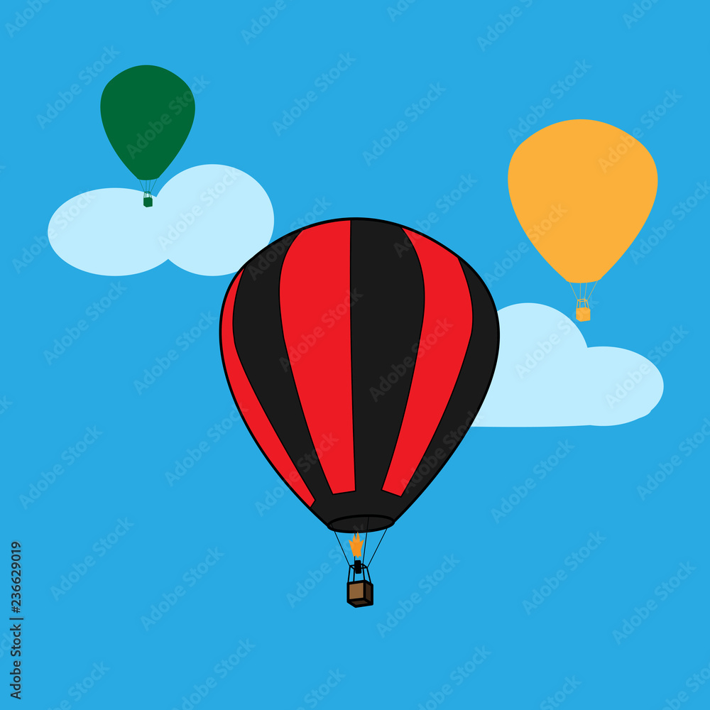 Fototapeta premium Balloon vector graphics