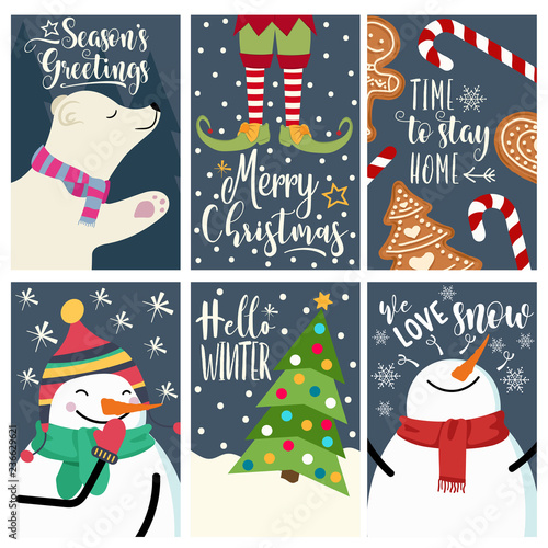 Christmas card set