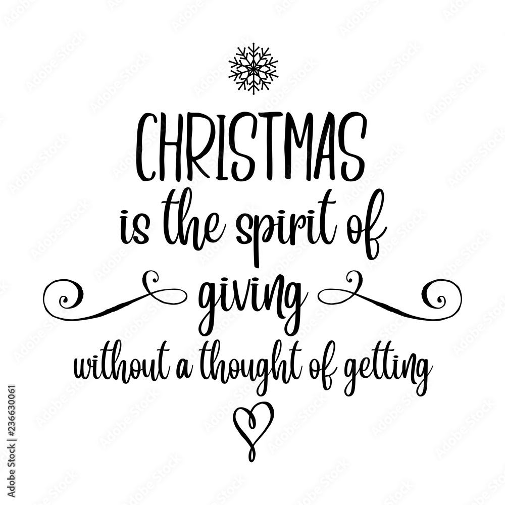 Inspirational Christmas quote