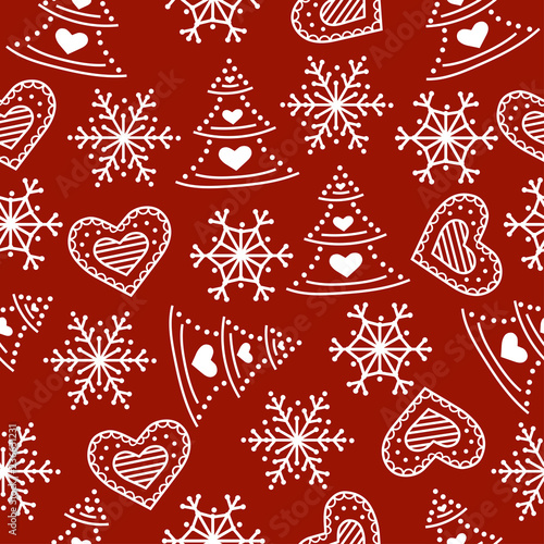 Christmas seamless pattern