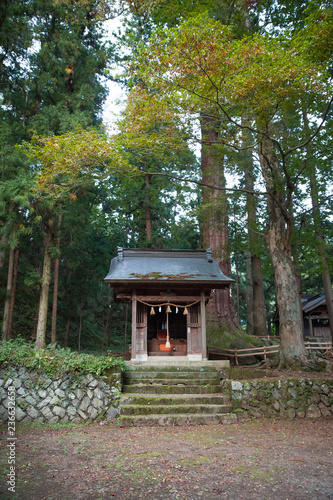 shrine in the yamanashi japan