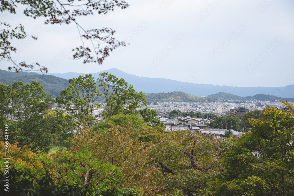 landscape in the kyoto japan