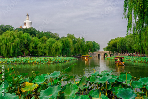 Beihai Park Beijing. China.