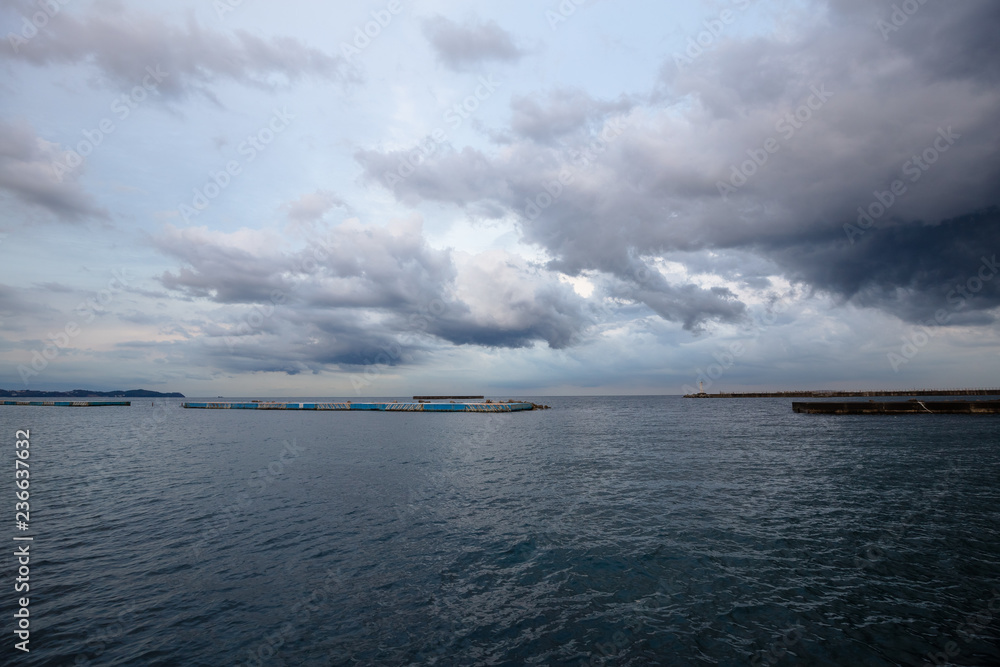 Naklejka premium landscape in atami shizuoka japan