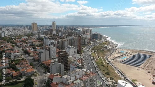 aerial view of Mar del Plata