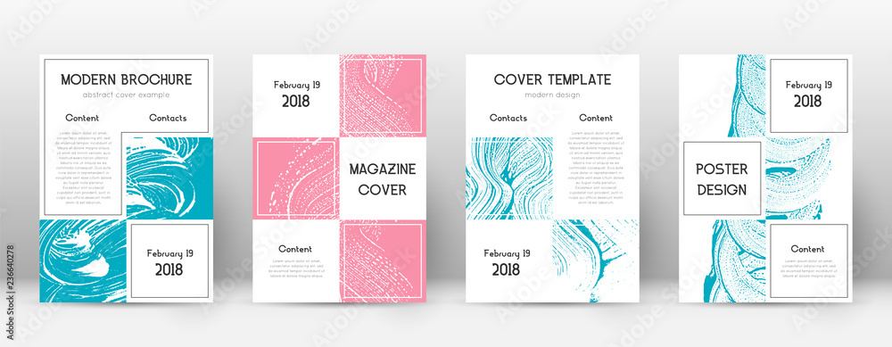 Cover page design template. Business brochure layo Cover page design template. Business brochure layo