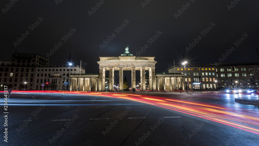 Naklejka premium Brandenburg Gate in Berlin Germany