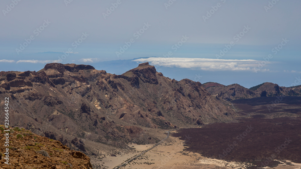 Vista desde el Guajara de las cañadas del Teide