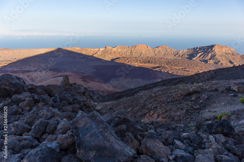 La sombra del Teide al atardecer, Tenerife