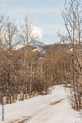 Winter View of Tobacco Root Mountains