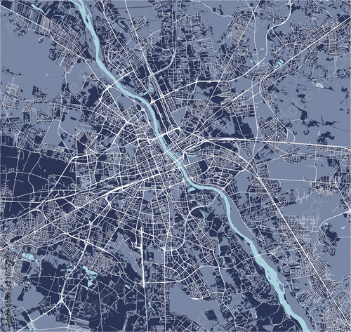 mapa-miasta-warszawy-polska