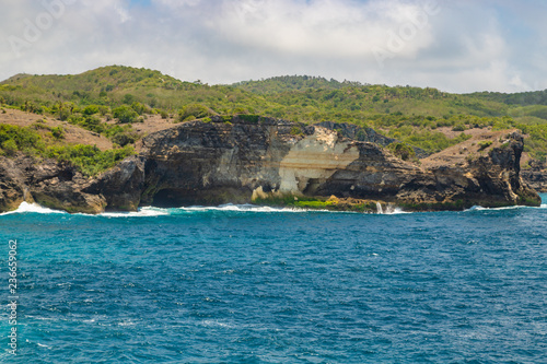 Manta bay point near Broken beach at Nusa Penida island, Indonesia.