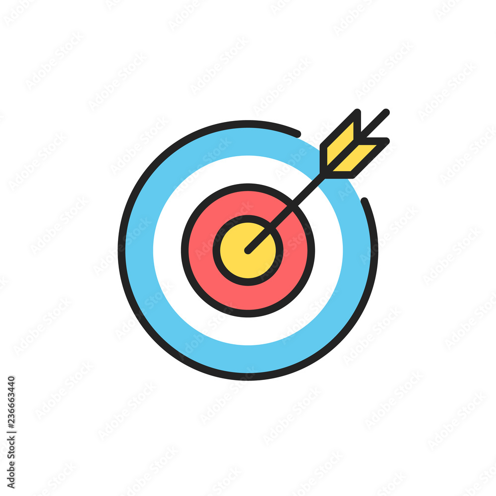 Basic Target Picture Simple Target Icon