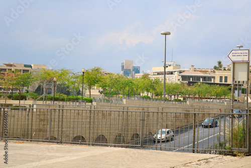 Bridge over the road, Jerusalem, Israel