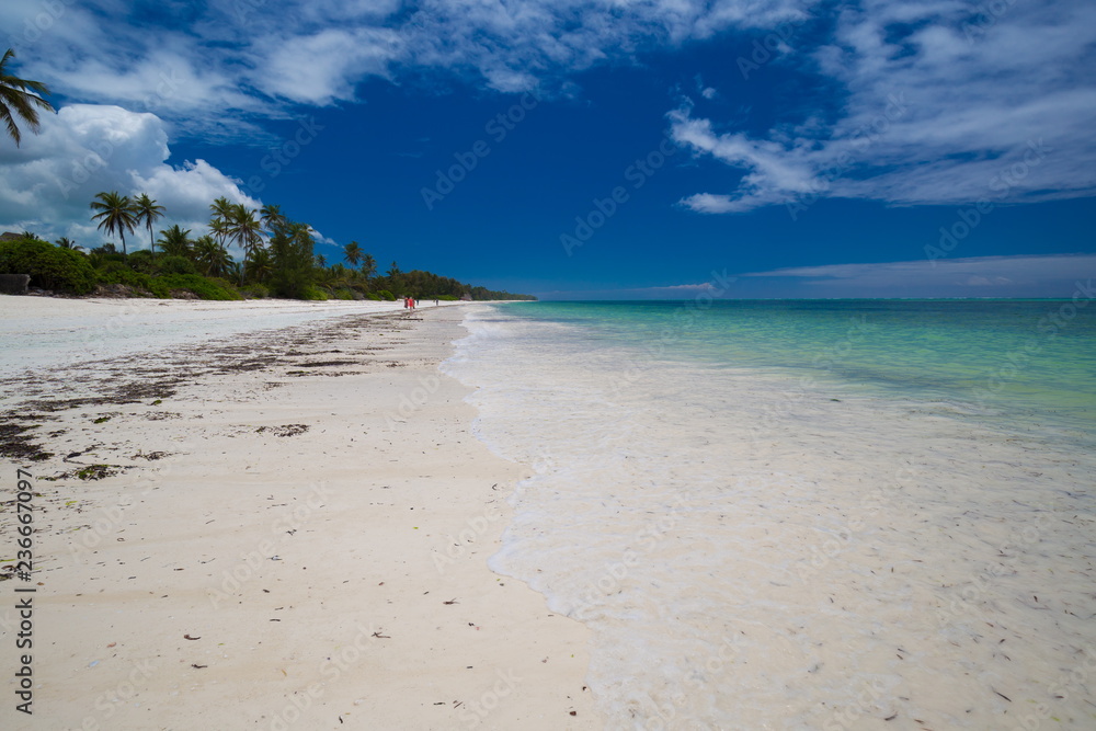 Zanzibar, landscape sea, white sand