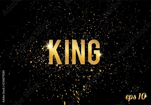 Gold splatter texture or spray vector pattern