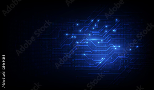 abstract circuit networking blockchain concept background