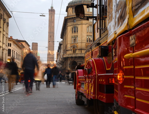 view of Bologna during the Christmas period
