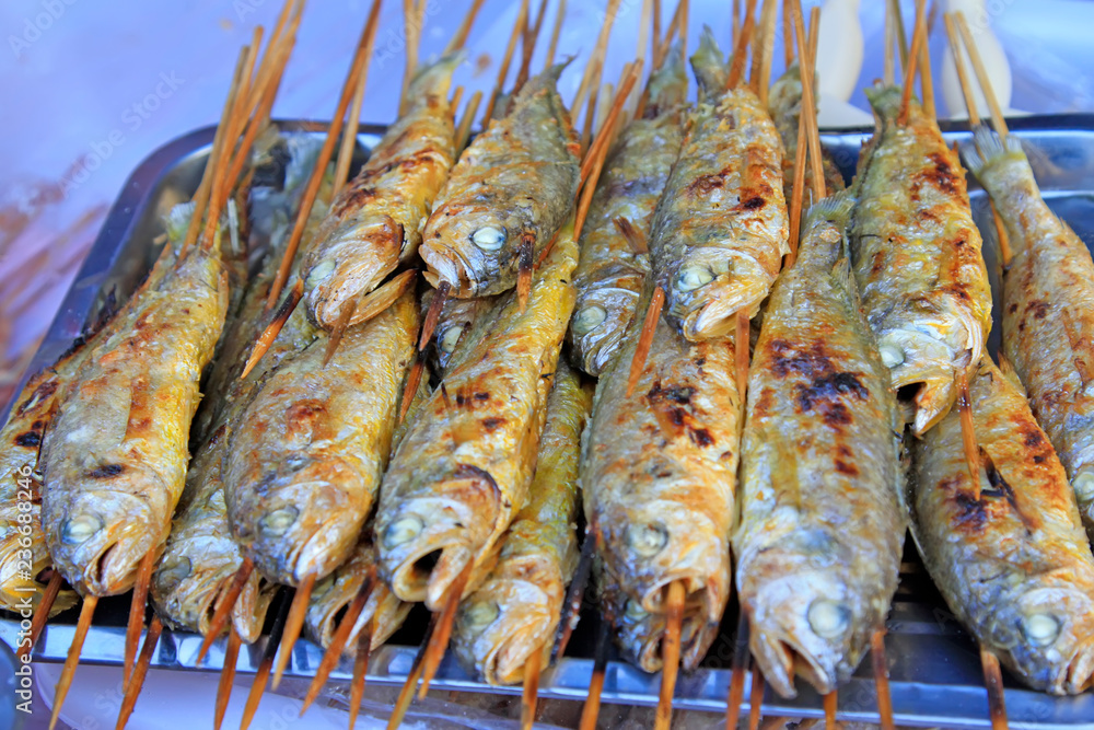Grilled salted fish