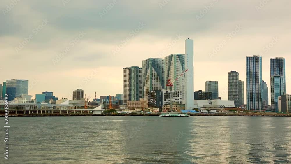 Landscape of Tokyo Bay in Odaiba area, Japan.
Landscape of Tokyo Bay in Odaiba area, Japan.