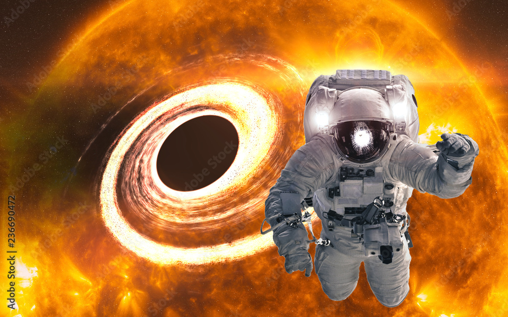 Astronaut In A Black Hole