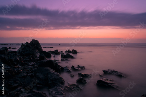 Evening on the beach