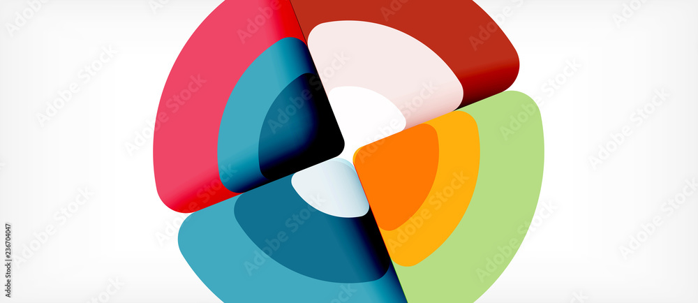 Circles and triangles geometric abstract background. Trendy abstract layout template for business or technology presentation or web brochure cover, wallpaper Circles and triangles geometric abstract background. Trendy abstract layout template for business or technology presentation or web brochure cover, wallpaper