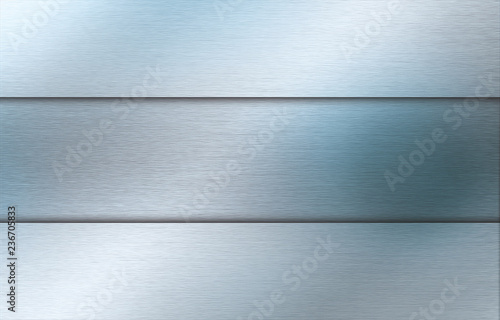 Fotografija Brushed polished stainless steel texture for background