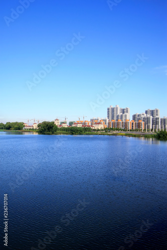 city scenery in the North River Park