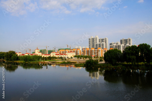 Urban building scenery, China