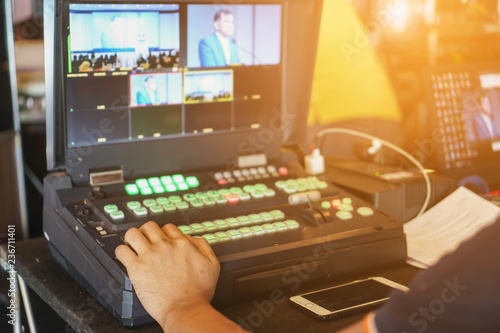Tableau sur toile live streaming concept