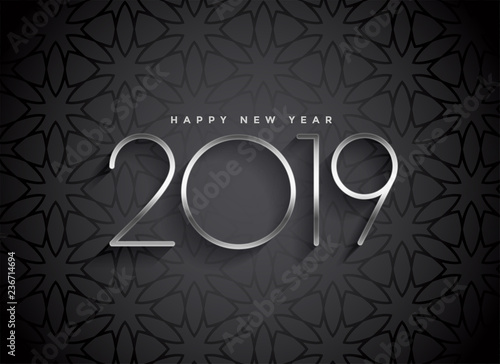 dark 2019 elegant background design