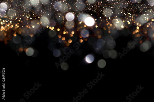 красивый блестящий праздничный фон на черном фоне .     