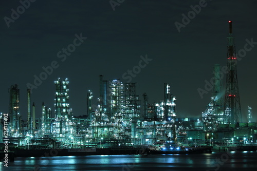 工場夜景　根岸
