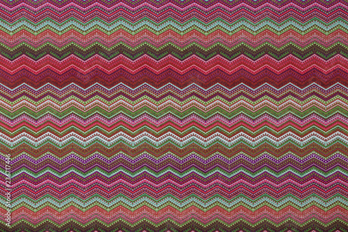 Textured fabric with pattern