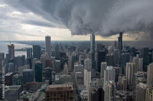 Thunderstorm over Chicago