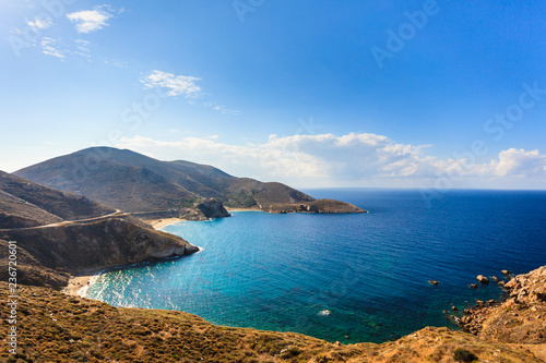 Greek coastline on Peloponnese, Mani Peninsula