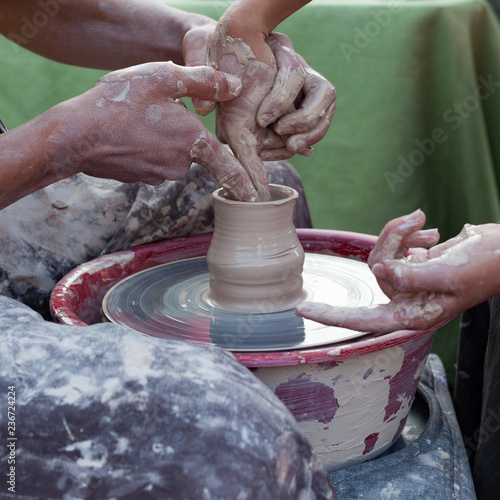 Master class of pottery photo